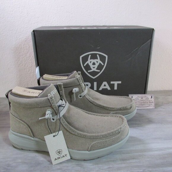 Ariat Men's Hilo Rancher Moc Toe Chukka Boot Tan 10044549 - Picture 1 of 4